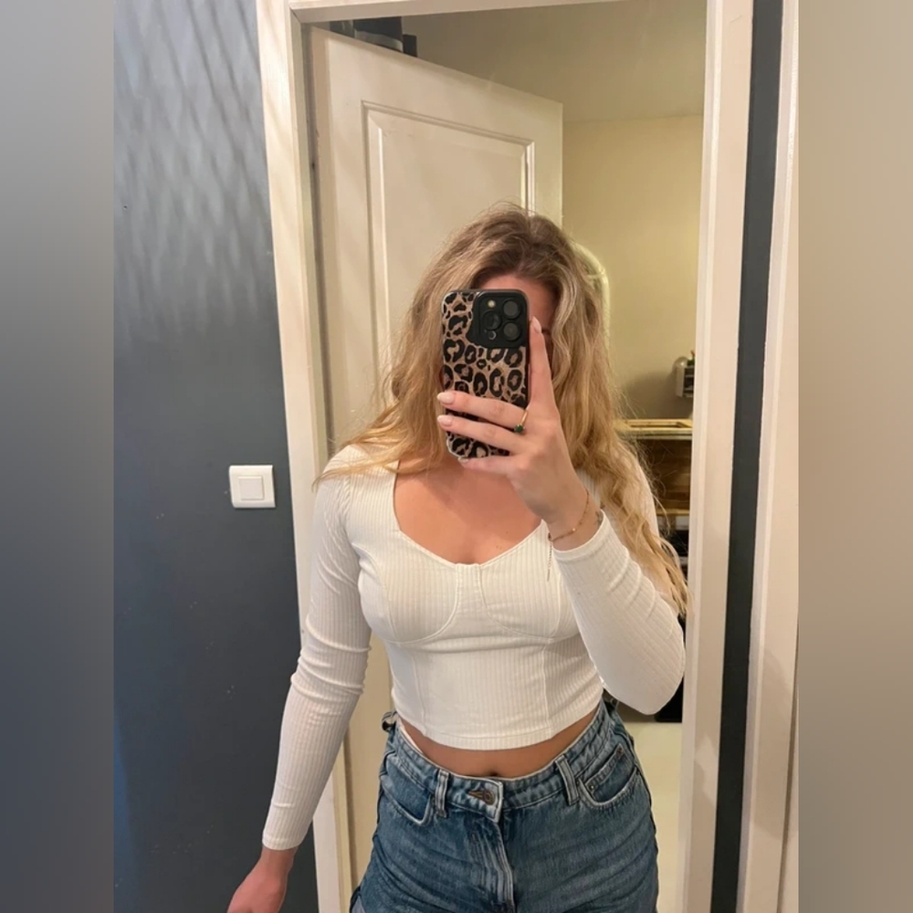 Primark White Tank Top, S